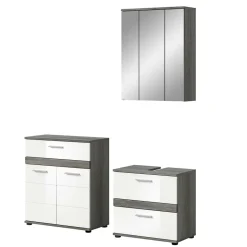 Wohnen Badmöbel Kombination modern - Chapan (dreiteilig)