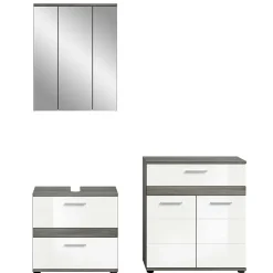 Wohnen Badmöbel Kombination modern - Chapan (dreiteilig)