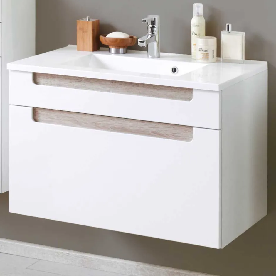 Bad-Waschtisch Tymos in Weiß^Wohnen New