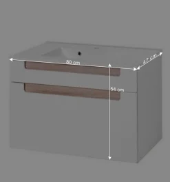 Bad-Waschtisch Tymos in Weiß^Wohnen New