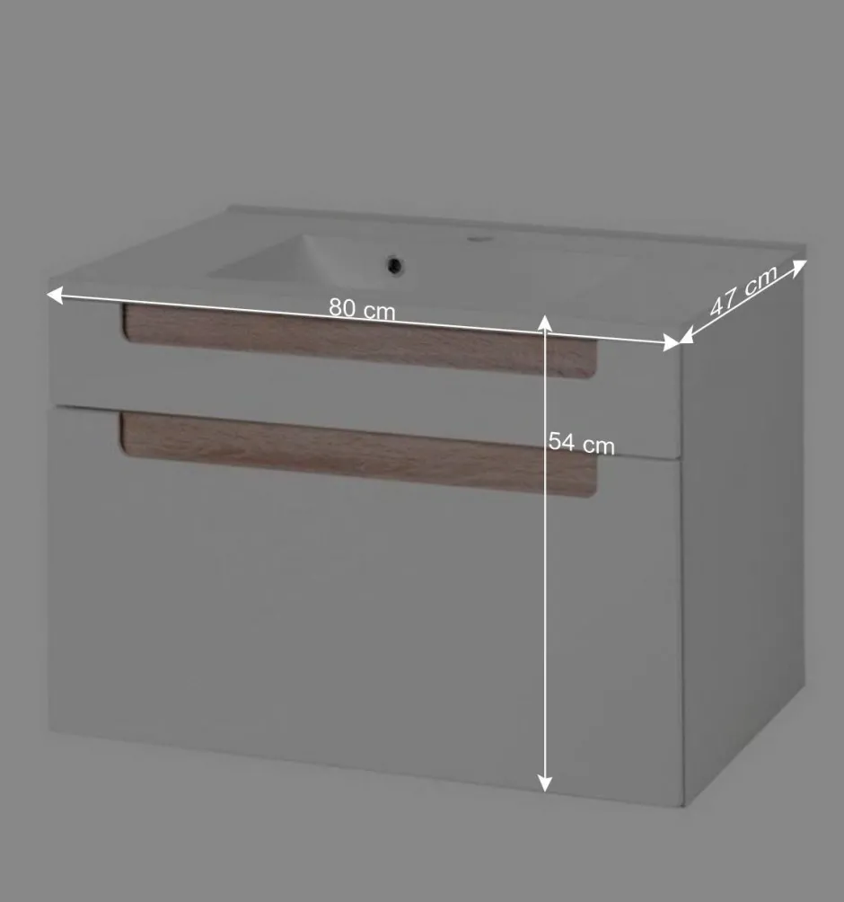 Bad-Waschtisch Tymos in Weiß^Wohnen New