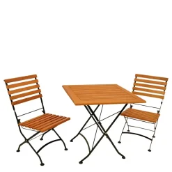 Wohnen Balkon Klappgarnitur mit zwei Sitzplätzen - Zirova (dreiteilig)