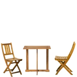 Wohnen Balkon Klappmöbel für zwei Personen - Blacorona (dreiteilig)