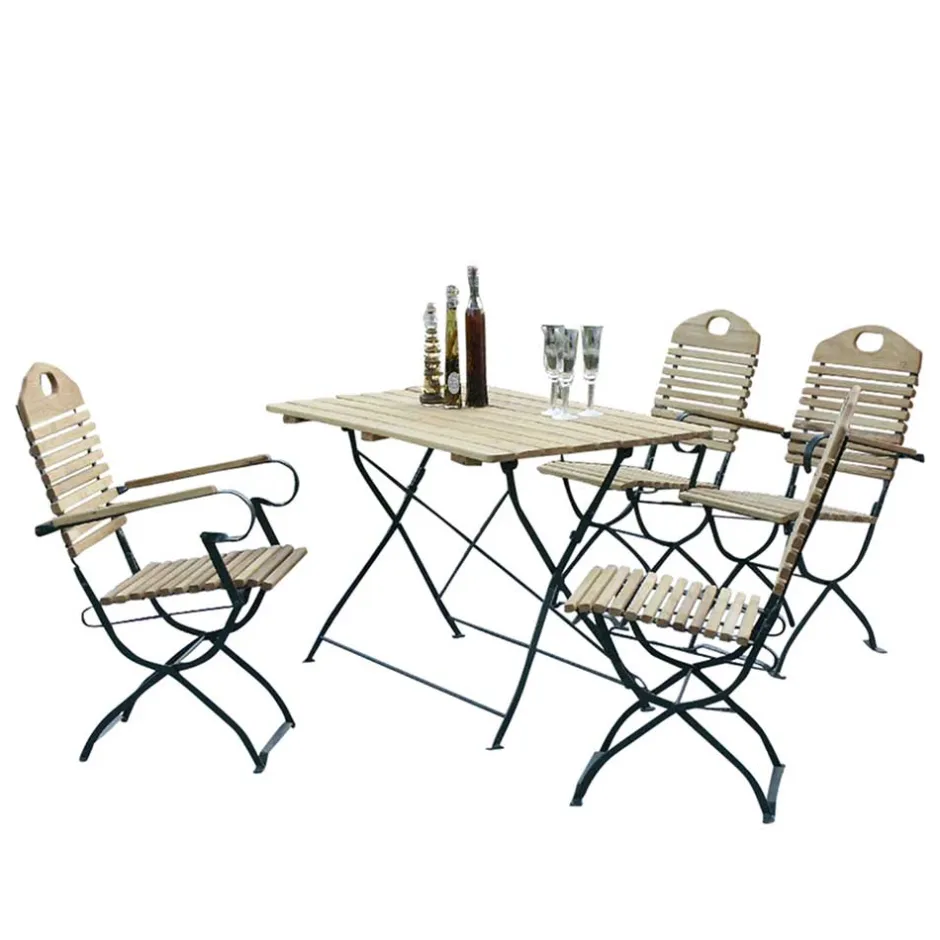 Balkon Sitzgruppe Florian aus Robinie massiv (fünfteilig)^Wohnen Online