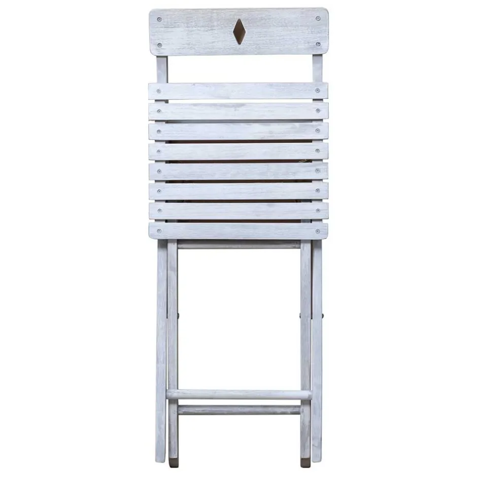 Wohnen Balkon Sitzgruppe in Grey Wash - Paisly (dreiteilig)