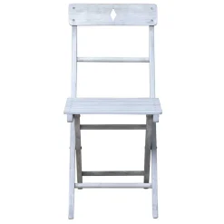 Wohnen Balkon Sitzgruppe in Grey Wash - Paisly (dreiteilig)