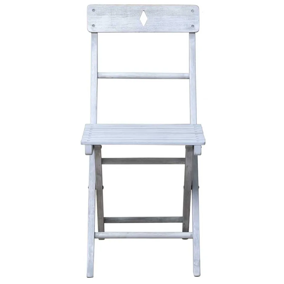 Wohnen Balkon Sitzgruppe in Grey Wash - Paisly (dreiteilig)