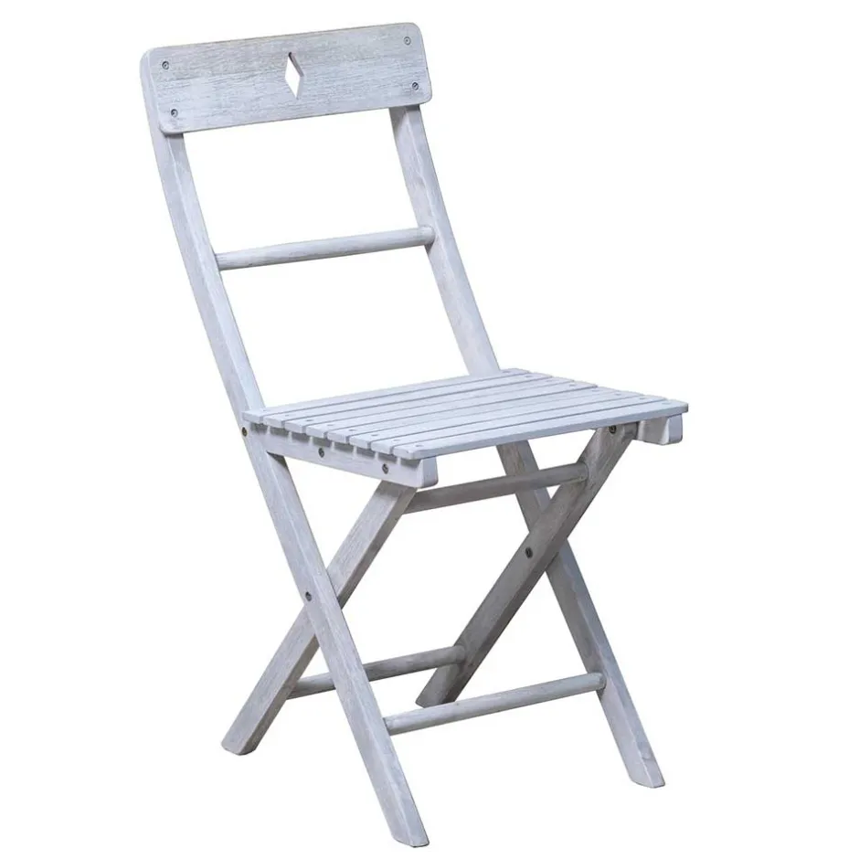 Wohnen Balkon Sitzgruppe in Grey Wash - Paisly (dreiteilig)