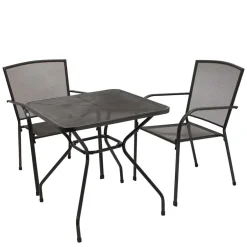 Balkonmöbel Set in Anthrazit - Coritanta (dreiteilig)^Wohnen New