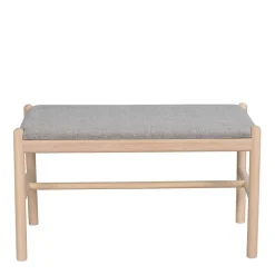 Wohnen Bank mit einem Sitzplatz in Whitewash Eiche - Ulvinzo