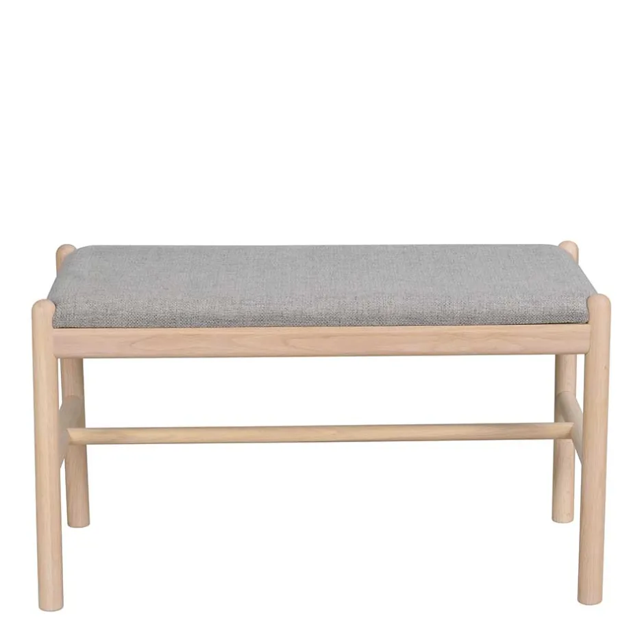 Wohnen Bank mit einem Sitzplatz in Whitewash Eiche - Ulvinzo