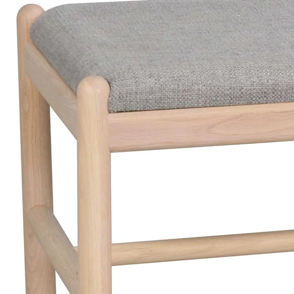 Wohnen Bank mit einem Sitzplatz in Whitewash Eiche - Ulvinzo