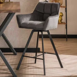 Wohnen Bar Drehstühle mit 69 cm Sitzhöhe - Foxxy (2er Set)