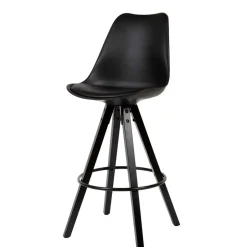 Wohnen Bar Schalenstühle in Schwarz - Ilussiana (2er Set)