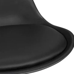 Wohnen Bar Schalenstühle in Schwarz - Ilussiana (2er Set)