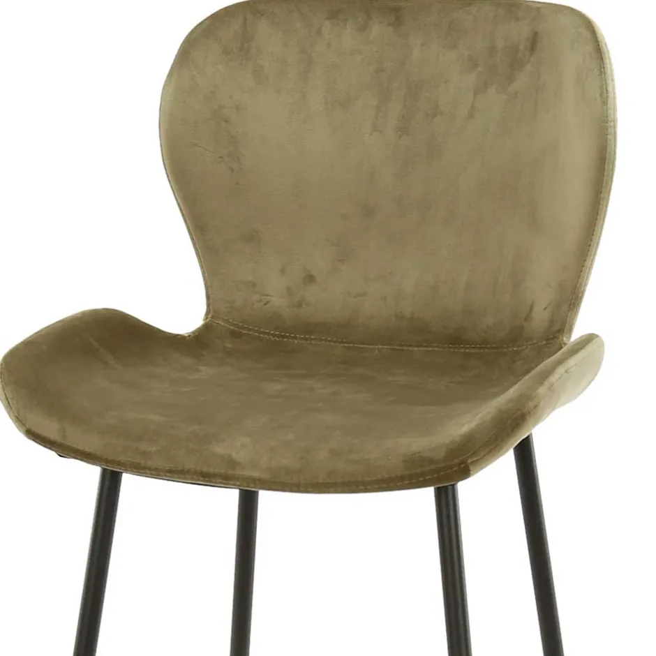 Bar Stühle in Beige & Schwarz - Ivalin (4er Set)^Wohnen New