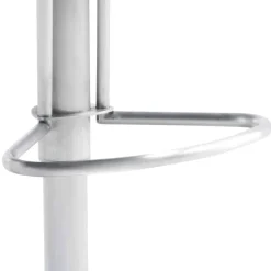 Wohnen Bar Stuhl in Schwarzgrau Kunstleder - Oxeda