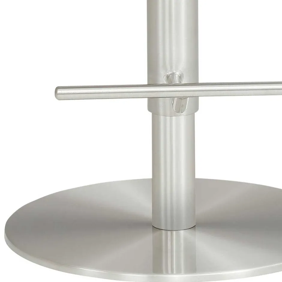 Wohnen Barhocker mit Lehne & Armlehnen in Anthrazit - Kanella