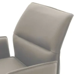 Wohnen Bar-Lederstühle mit Armlehnen - Damien (2er Set)