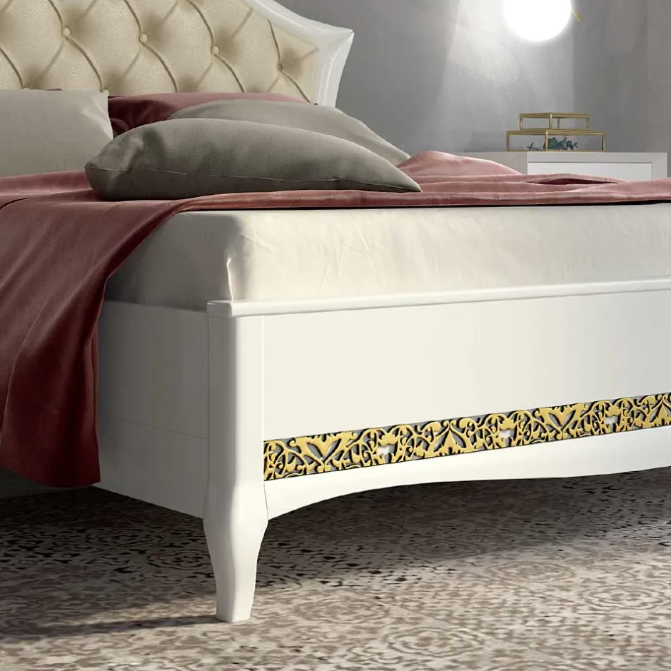 Barock Design Bett & Nachtkommoden - Valganios (dreiteilig)^Wohnen Outlet