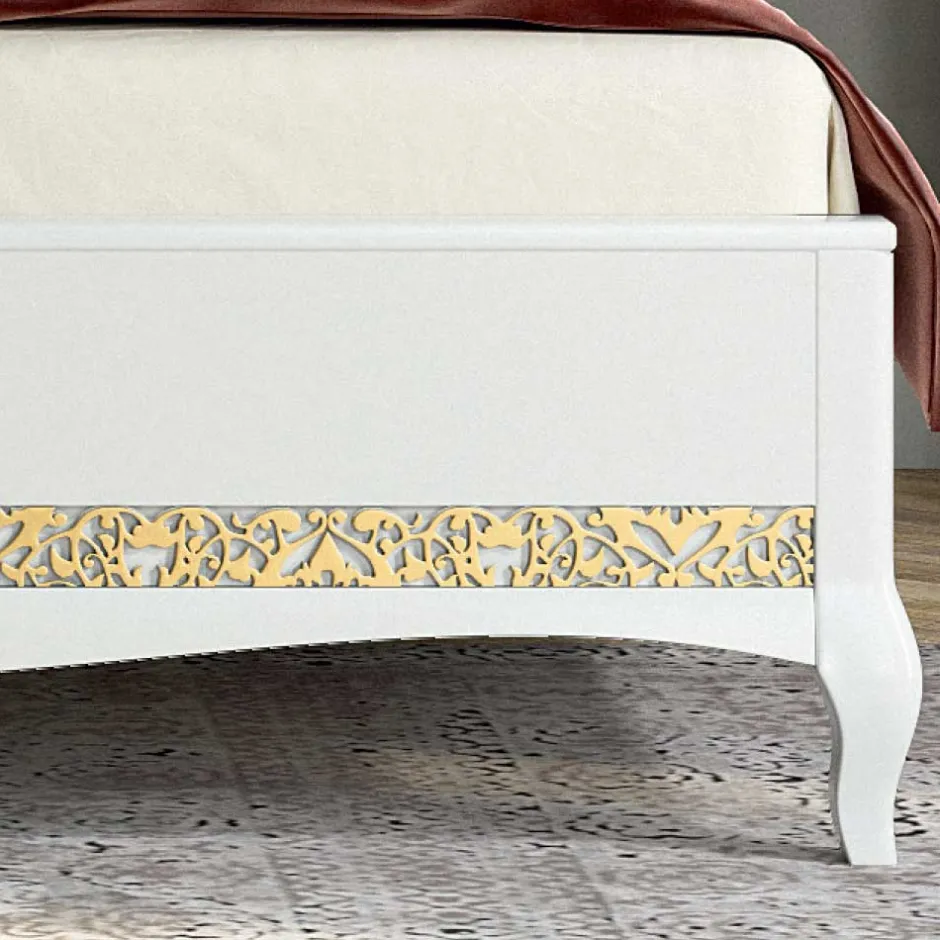 Barock Design Bett & Nachtkommoden - Valganios (dreiteilig)^Wohnen Outlet