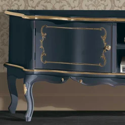 Wohnen Barock Design TV Wand 325 cm breit - Otaligo (dreiteilig)