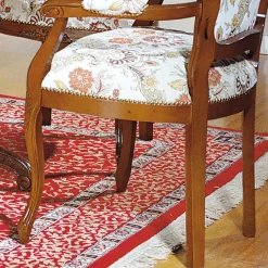 Barock Esszimmersessel Magari mit Holz Nussbaumfarben^Wohnen Discount