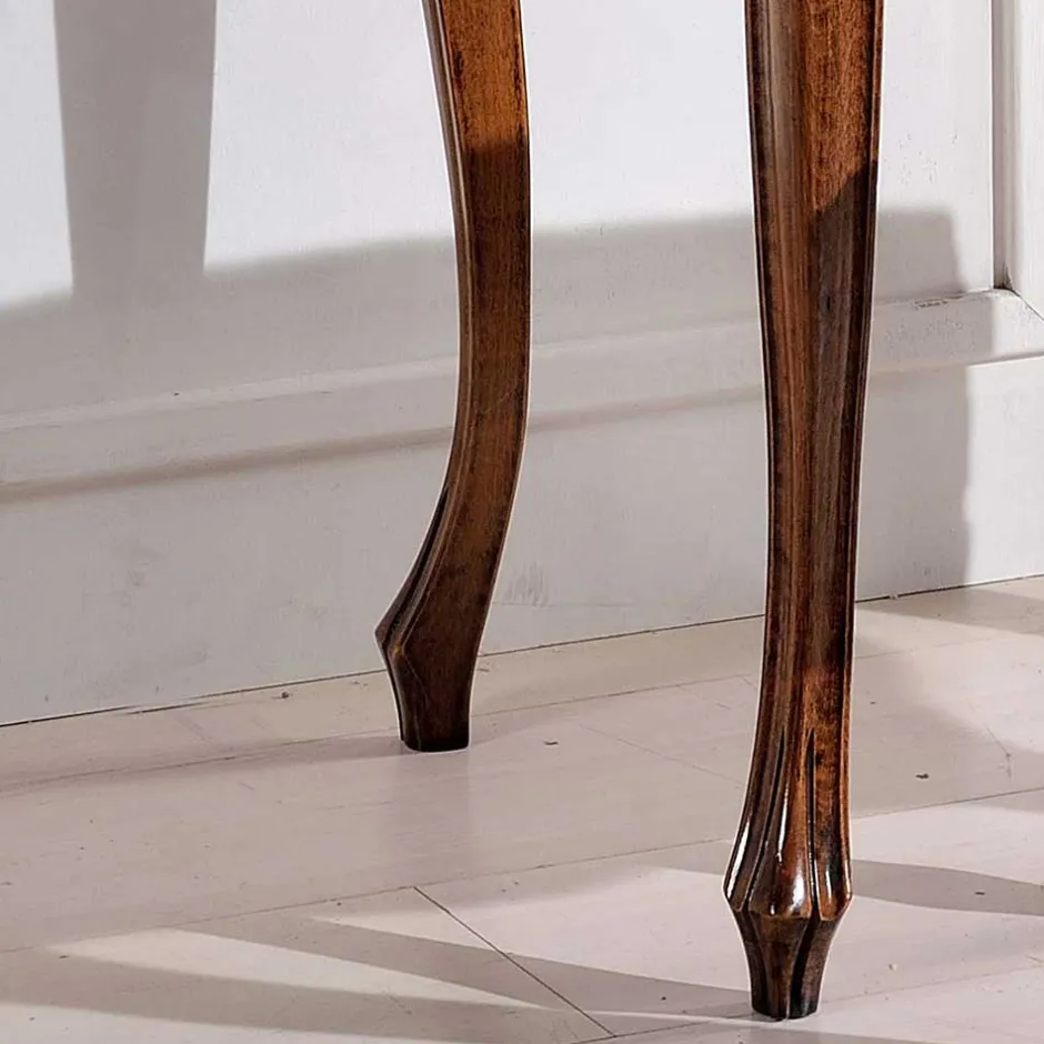 Barock Frisierkommode mit Spiegel Agosto in Nussbaum^Wohnen Outlet