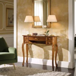 Barock Konsolentisch mit 5 Schubladen Natale in Nussbaum^Wohnen Online