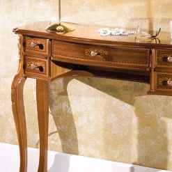 Barock Konsolentisch mit 5 Schubladen Natale in Nussbaum^Wohnen Online
