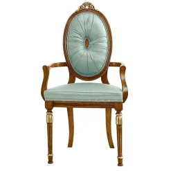 Wohnen Barockstuhl mit Armlehnen in Mint - Eracosta