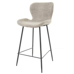 Wohnen Barstühle in Beige Boucle - Vilvia (4er Set)