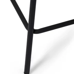 Wohnen Barstühle in Cremeweiß und Schwarz - Bean (2er Set)