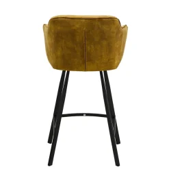 Barstühle mit Armlehnen in Ocker Samt - Betria (2er Set)^Wohnen Sale