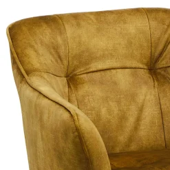 Barstühle mit Armlehnen in Ocker Samt - Betria (2er Set)^Wohnen Sale