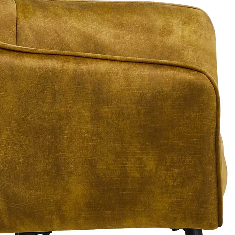 Barstühle mit Armlehnen in Ocker Samt - Betria (2er Set)^Wohnen Sale