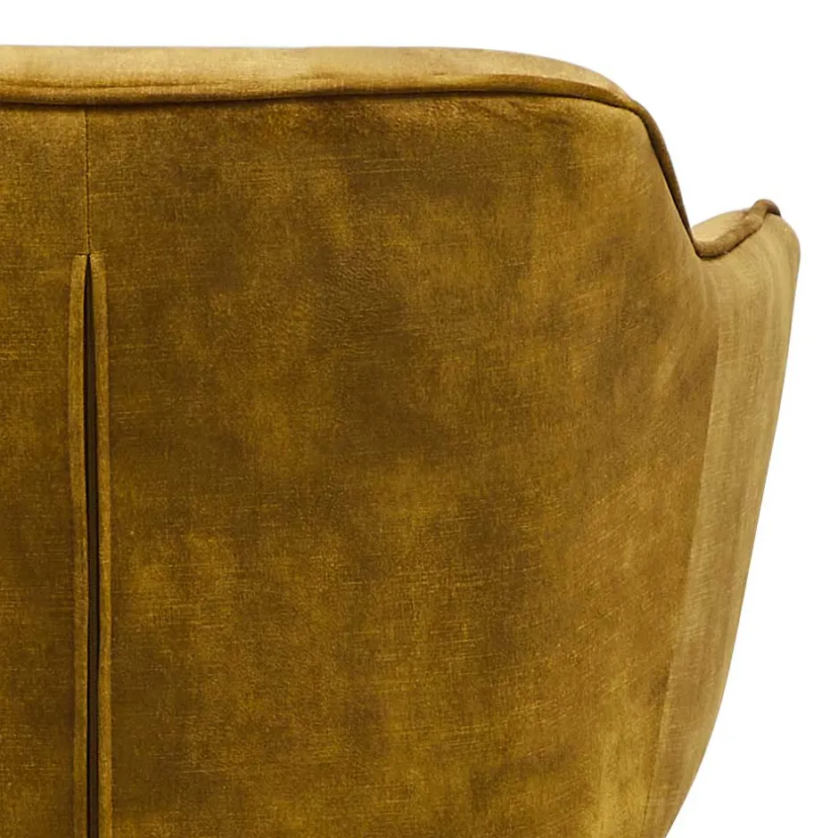 Barstühle mit Armlehnen in Ocker Samt - Betria (2er Set)^Wohnen Sale