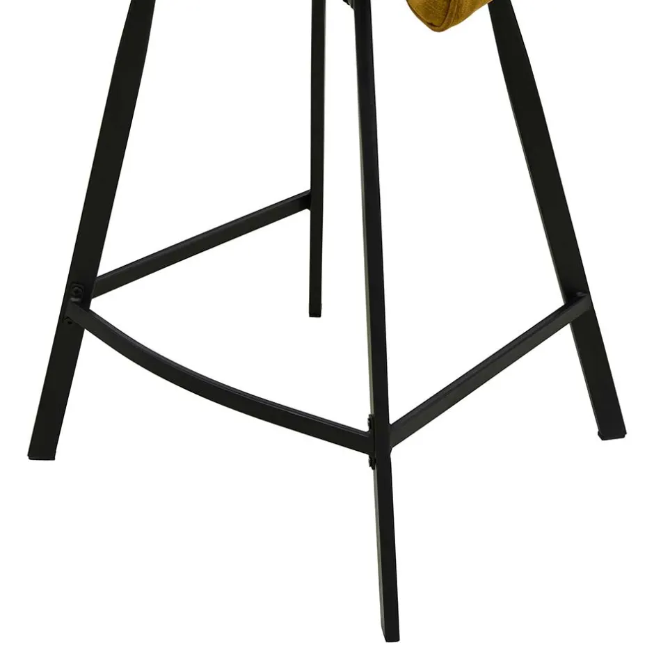 Barstühle mit Armlehnen in Ocker Samt - Betria (2er Set)^Wohnen Sale