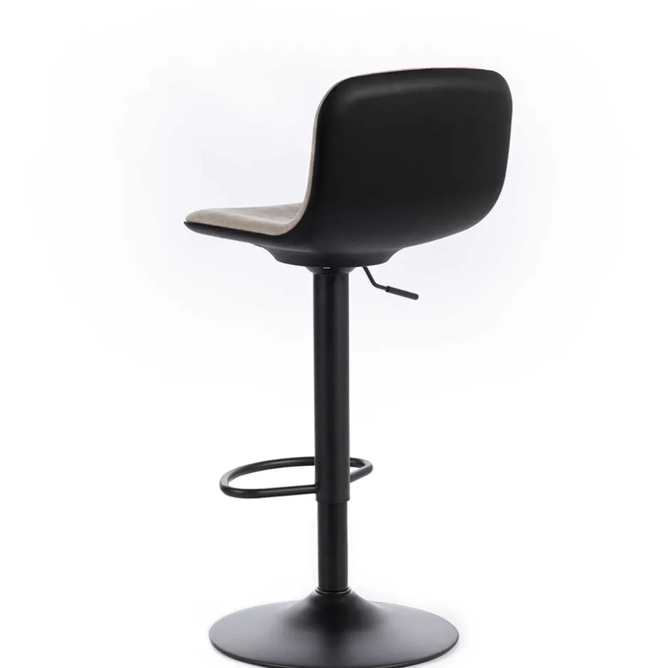 Wohnen Barstühle mit gepolsterter Rückenlehne - Xivadro (2er Set)