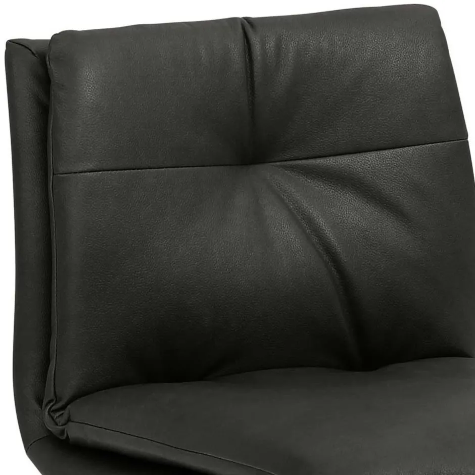 Wohnen Barstuhl mit Kufengestell Edelstahl modern - Avila