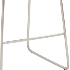 Wohnen Barstuhl mit Kufengestell Edelstahl modern - Avila