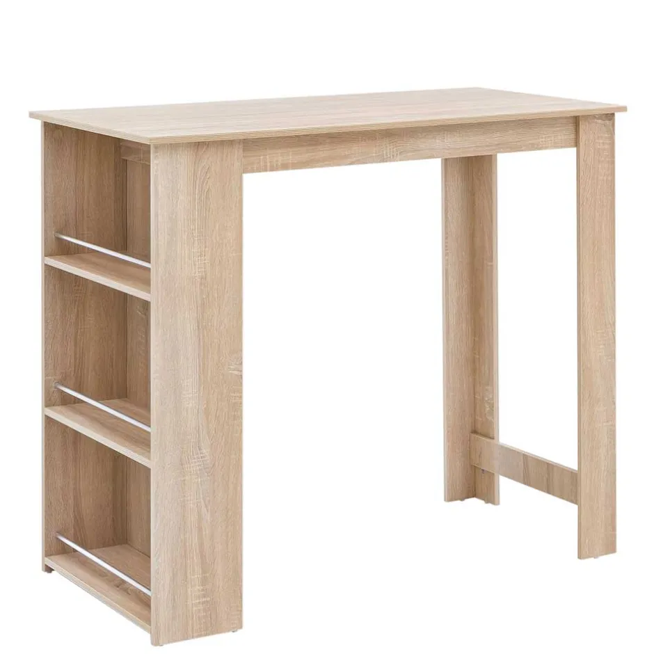 Bartisch mit Regal in Sonoma-Eiche - Calls^Wohnen New