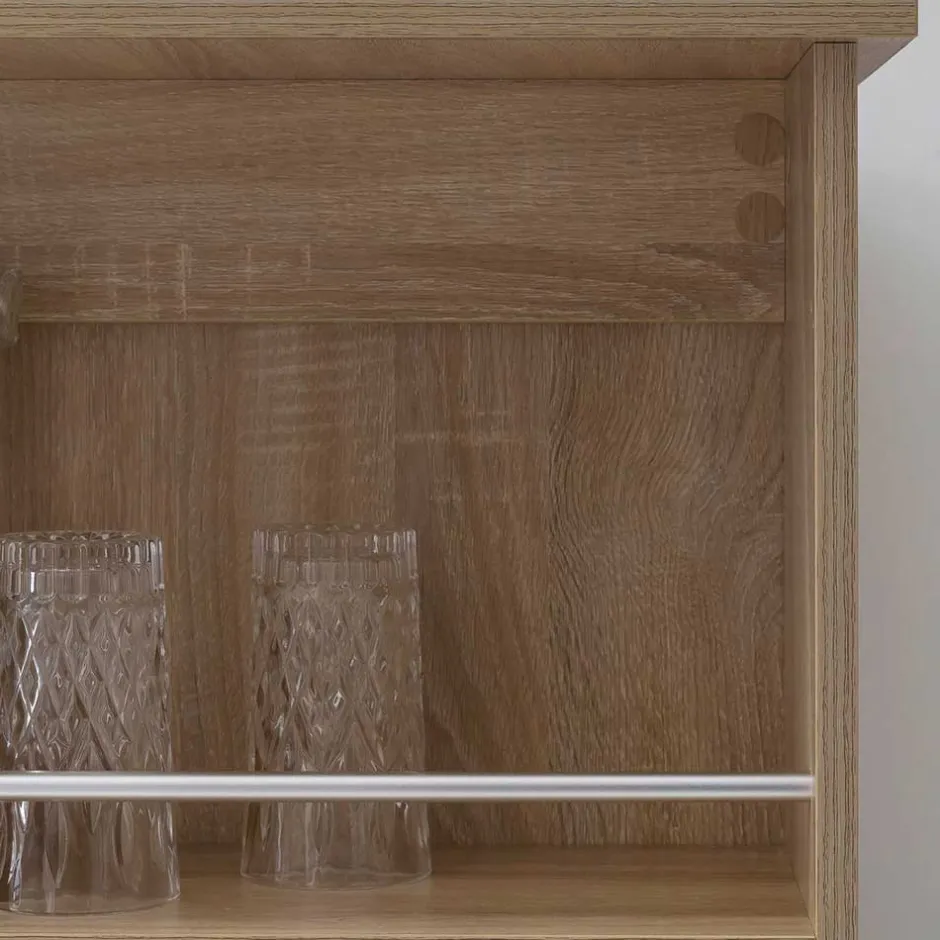 Bartisch mit Regal in Sonoma-Eiche - Calls^Wohnen New