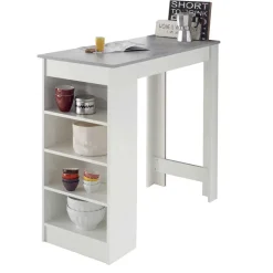 Bartisch mit Regal 115x103x50 cm - Xeli^Wohnen Sale