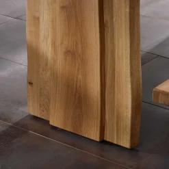 Wohnen Baumesstisch aus Wildeiche Massivholz - Cantinos