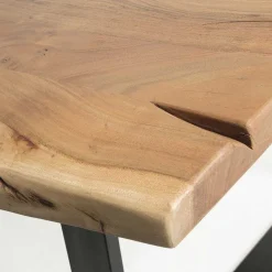 Wohnen Baumkante Esstisch aus Akazie massiv - Dumassa
