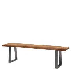 Wohnen Baumkanten Essbank aus Akazie Massivholz - Yukon