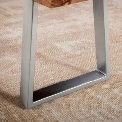 Wohnen Baumkanten Essbank aus Akazie Massivholz - Yukon