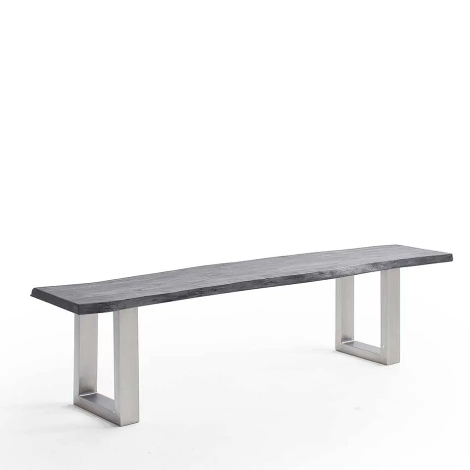 Wohnen Baumkanten Küchenbank in Akazie Grau - Clause