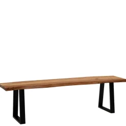 Wohnen Baumkanten Küchenbank mit Trapezbeinen - Pafigona